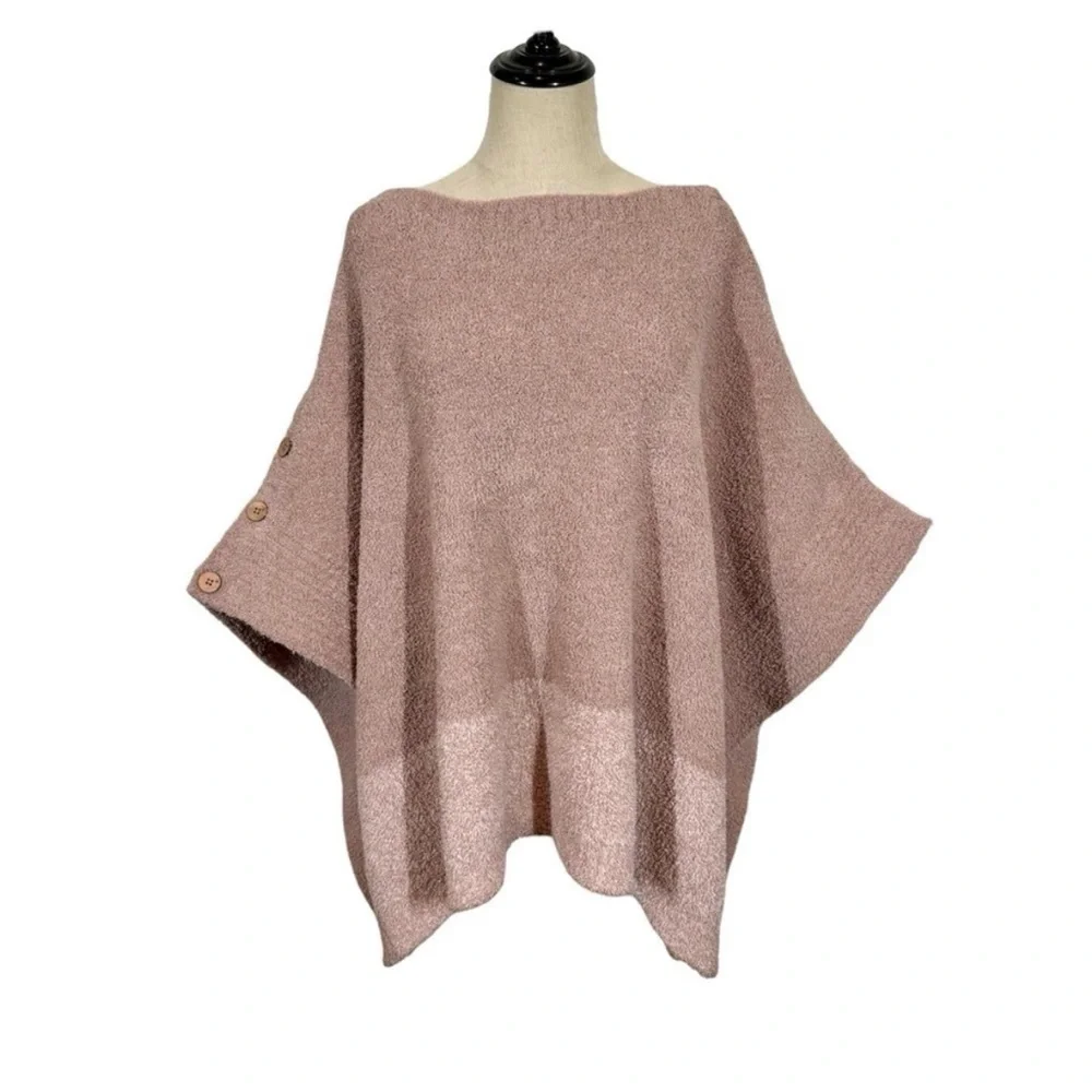 Barefoot Dreams Cozychic Coastline Poncho - Picture 2 of 4